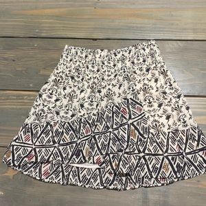 Free people printed skirt